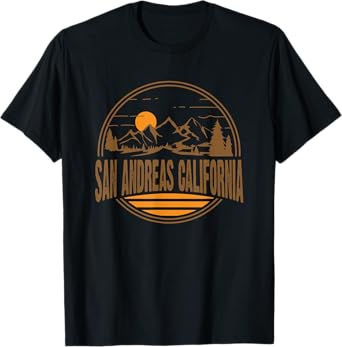 Vintage San Andreas, California State Gift T-Shirt