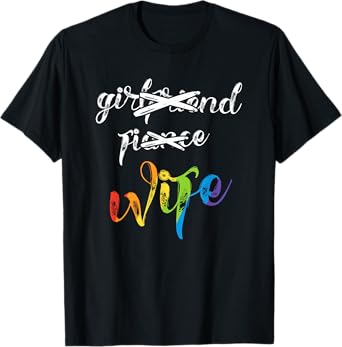 Girlfriend Fiance Wife Lesbian Pride LGBT Wedding T-Shirt