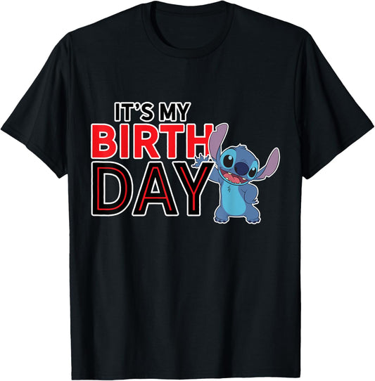 Lilo & Stitch - Happy Birthday T-Shirt