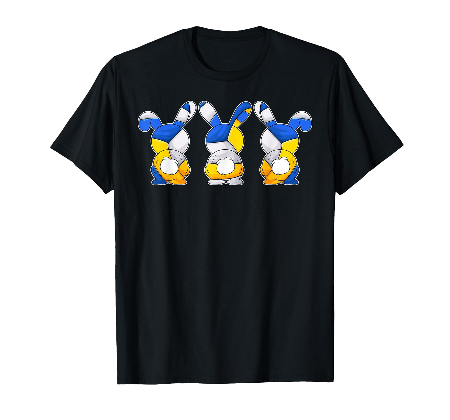 Funny Easter Bunnies Rabbits Volleyball Easter Day Men Boys T-Shirt