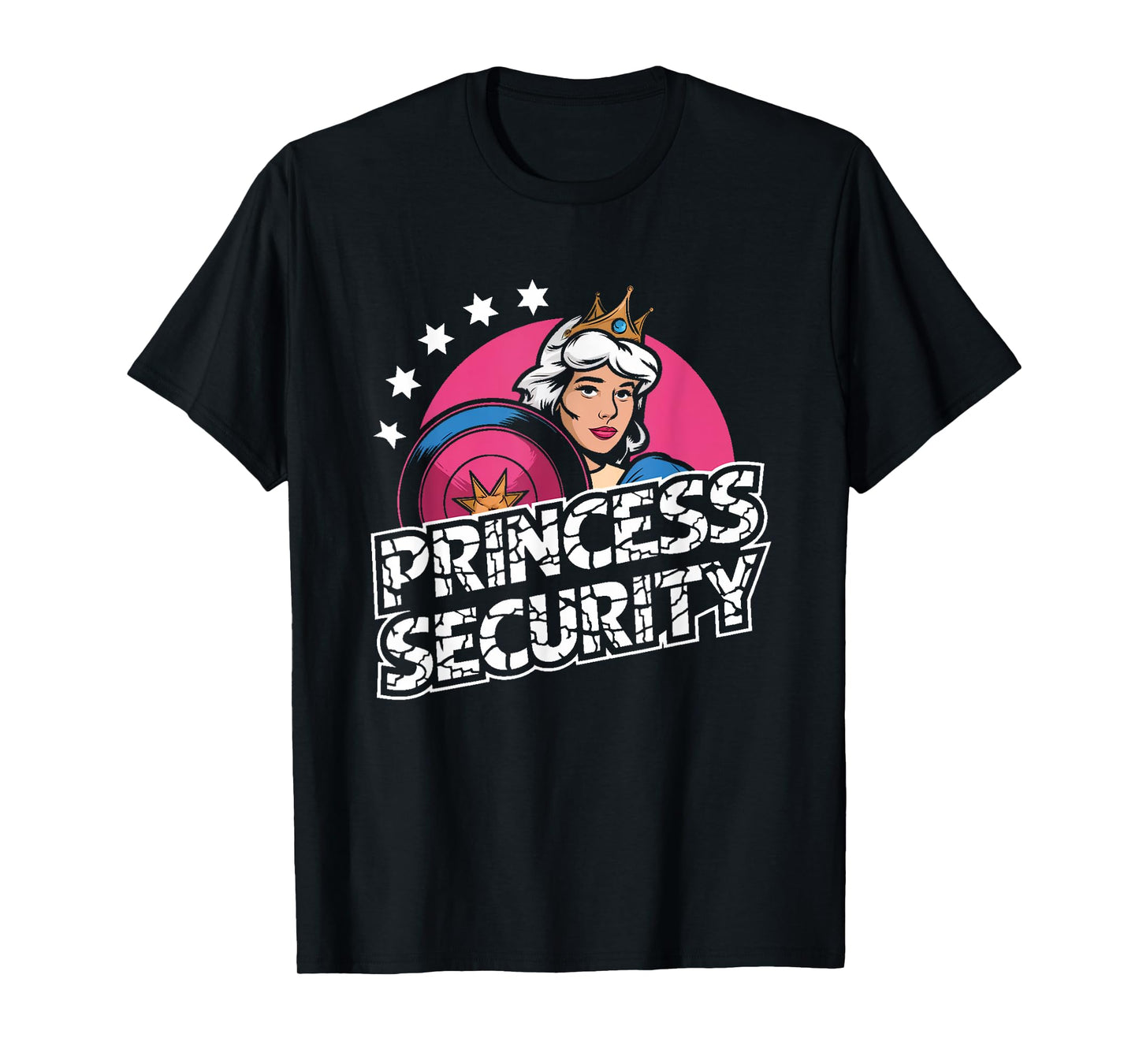 Princess Security Birthday Dad & Mom Boys Brother Vintage T-Shirt