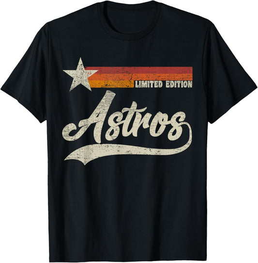 Astros Name Personalized Vintage Retro Gift for Men Women T-Shirt