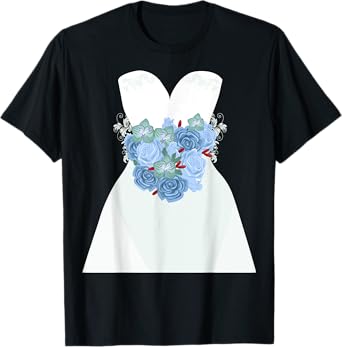 Simple Wedding Dress gift for Bridal Showers gift T-Shirt