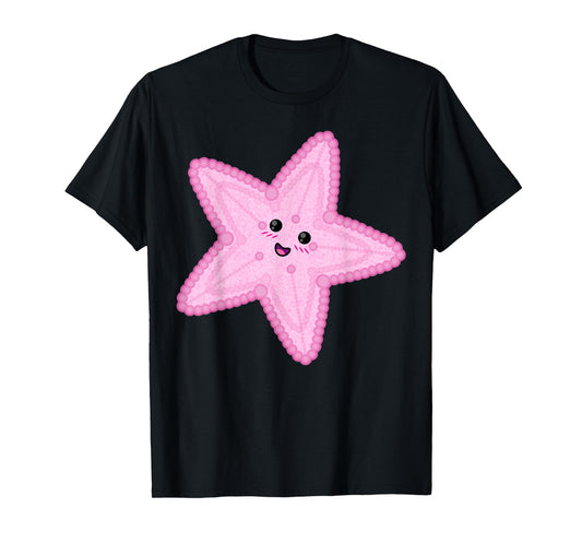 Cute Big Pink Starfish Halloween Sea Animal Easy DIY Costume T-Shirt