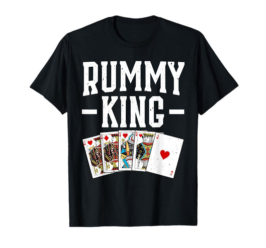 Cool Rummy Design for Men Boys Gin Rummy Lover Rummy Player T-Shirt