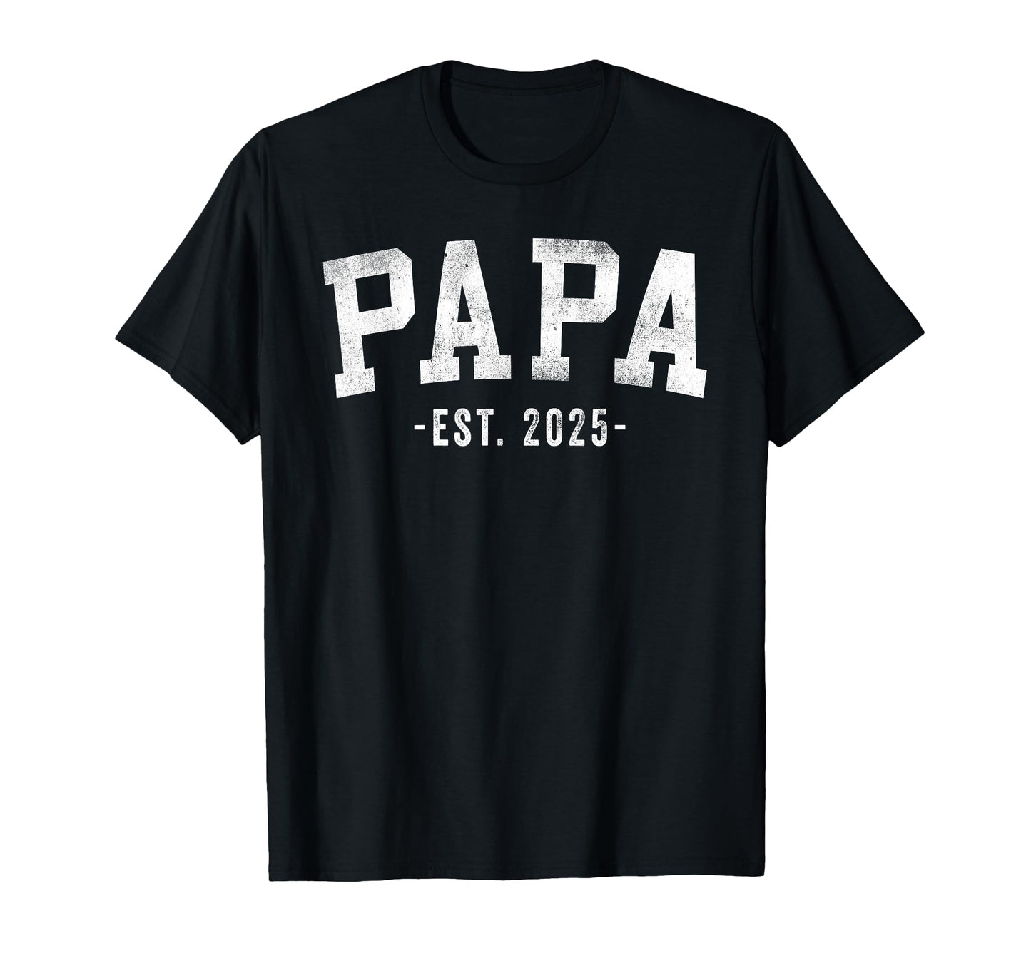 Papa 2025 Papa To Be New Papa Gifts Classic Bold Font T-Shirt
