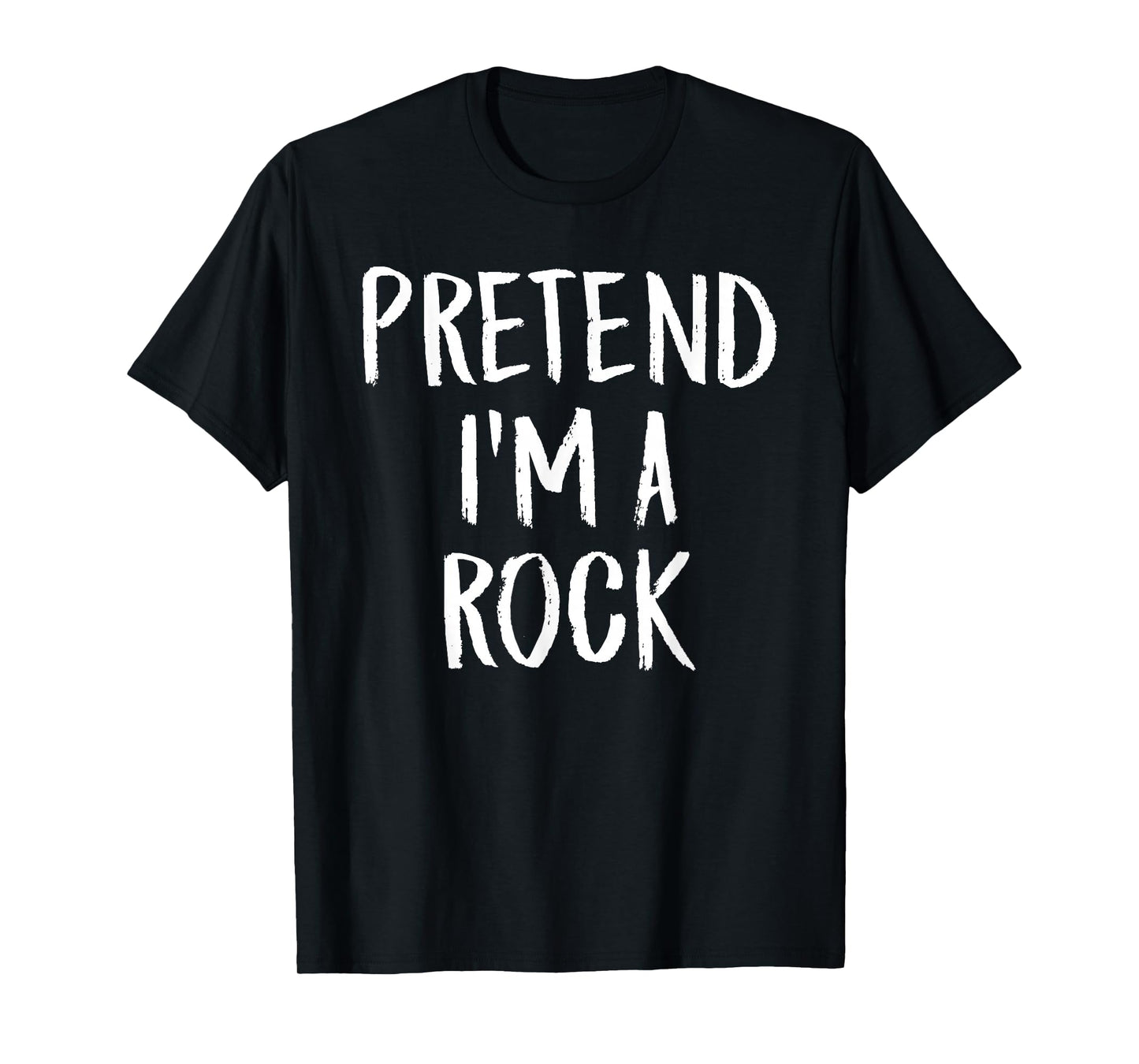 Pretend I'm A Rock Family Funny Halloween Party Costume T-Shirt