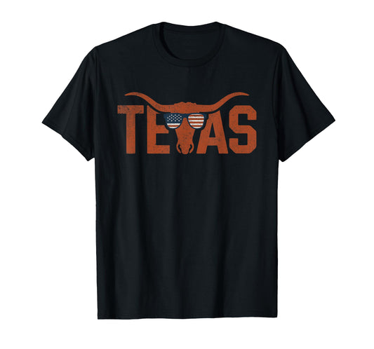 Texas Tee-Tshirt Gifts Texas Vintage Retro T-Shirt Black Unisex Adult T-Shirt
