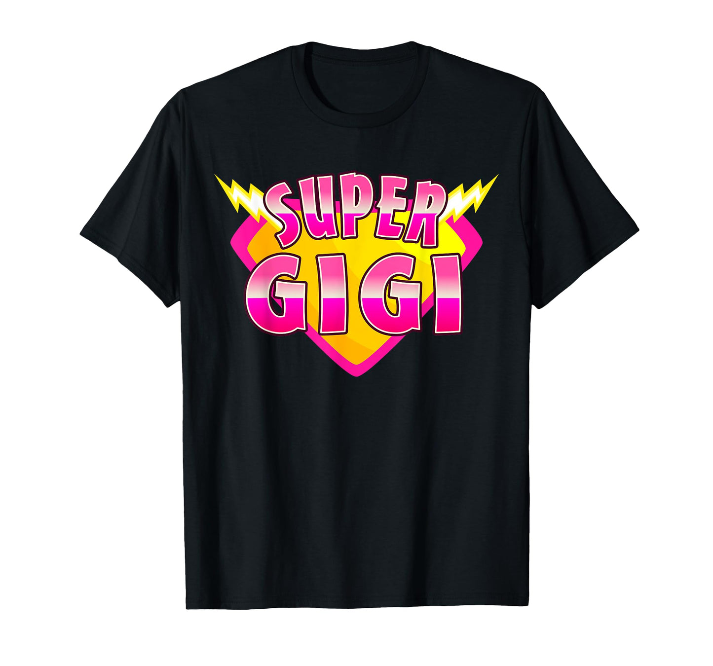 Super Gigi Superhero Grandmother Comic Book Family Matching T-Shirt