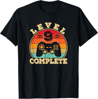 9th Wedding Anniversary - 9 Years Married - Level 9 Complete T-Shirt