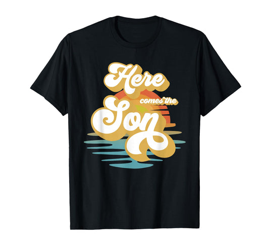 Here Comes The Son Baby Shower Family Matching T-Shirt