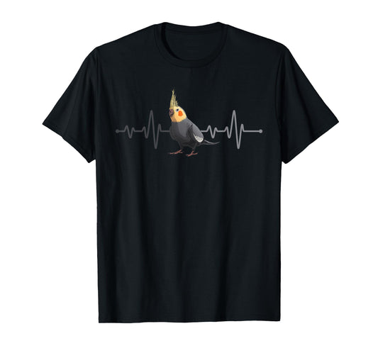 Cute Cockatiel Design For Men Women Kids Parrot Bird Lover T-Shirt