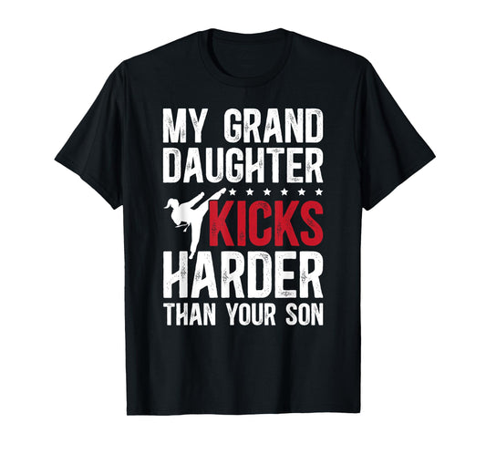 My Granddaughter Taekwondo Grandpa Taekwondo Grandfather T-Shirt