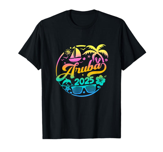 Aruba 2025 Family Vacation Beach Matching Group T-Shirt