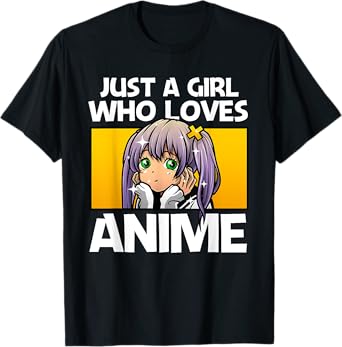 Anime Merch T-Shirt For Teen Girls & Women - Anime Lover Gift