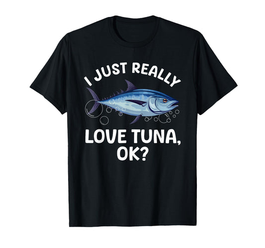 Cool Tuna Fishing Art For Men Women Deep Sea Tuna Fishing T-Shirt