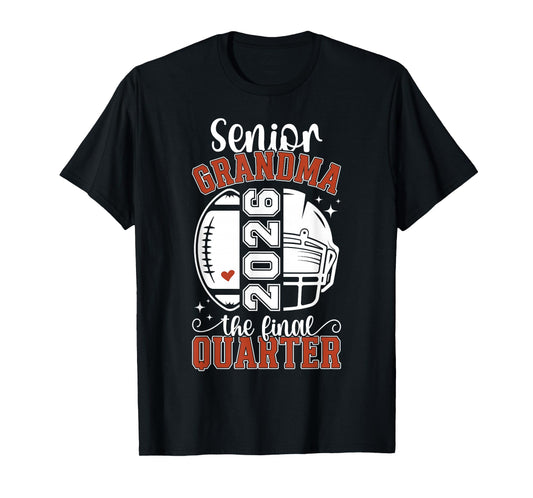 Football Senior Grandma 2026 Football Senior Grandmother T-Shirt