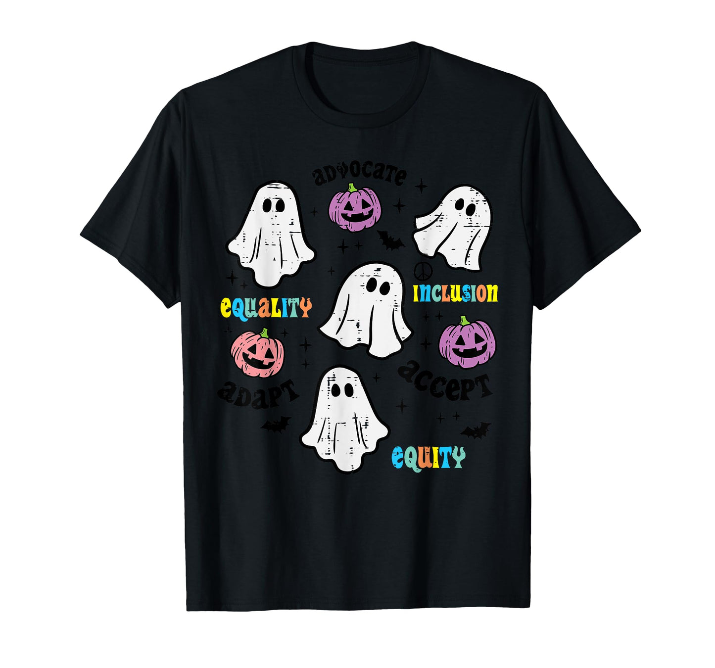 Halloween Advocate Equality Inclusion Costume Women Kids Men T-Shirt