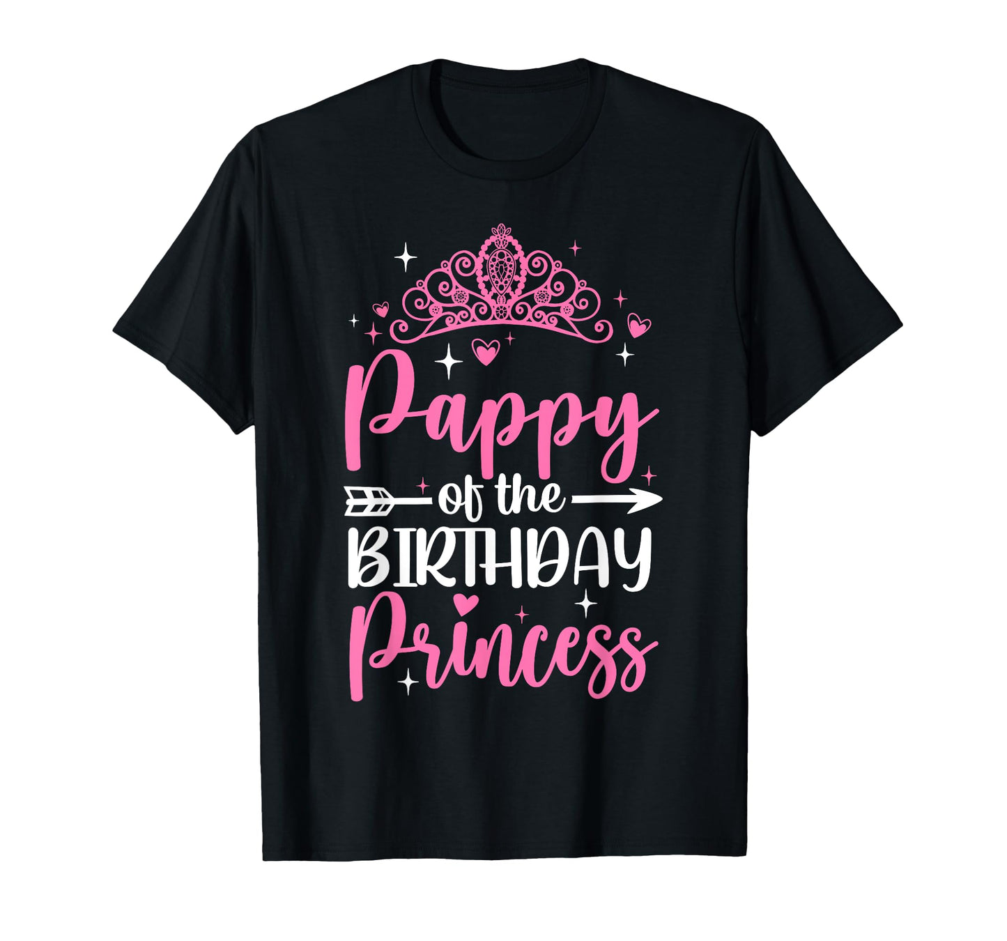 Pappy Of The Birthday Princess Bday Girl Kid Cute Family T-Shirt