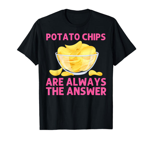 Cool Potato Chips Art for Men Women Kids Potato Chips Lover T-Shirt