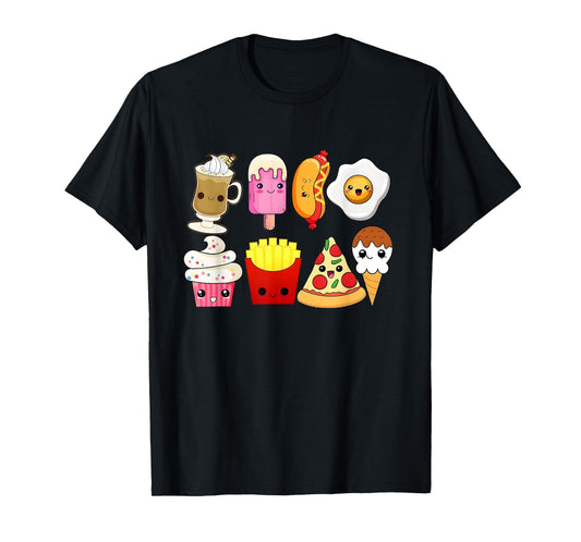 Cute Fast Food Lover Food Lover Gift Men Women Boy Girl T-Shirt