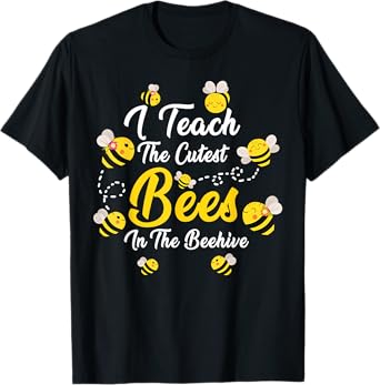 Cute I Teach The Cutest Bees In The Beehive Teacher's Day T-Shirt for Men Women Kids