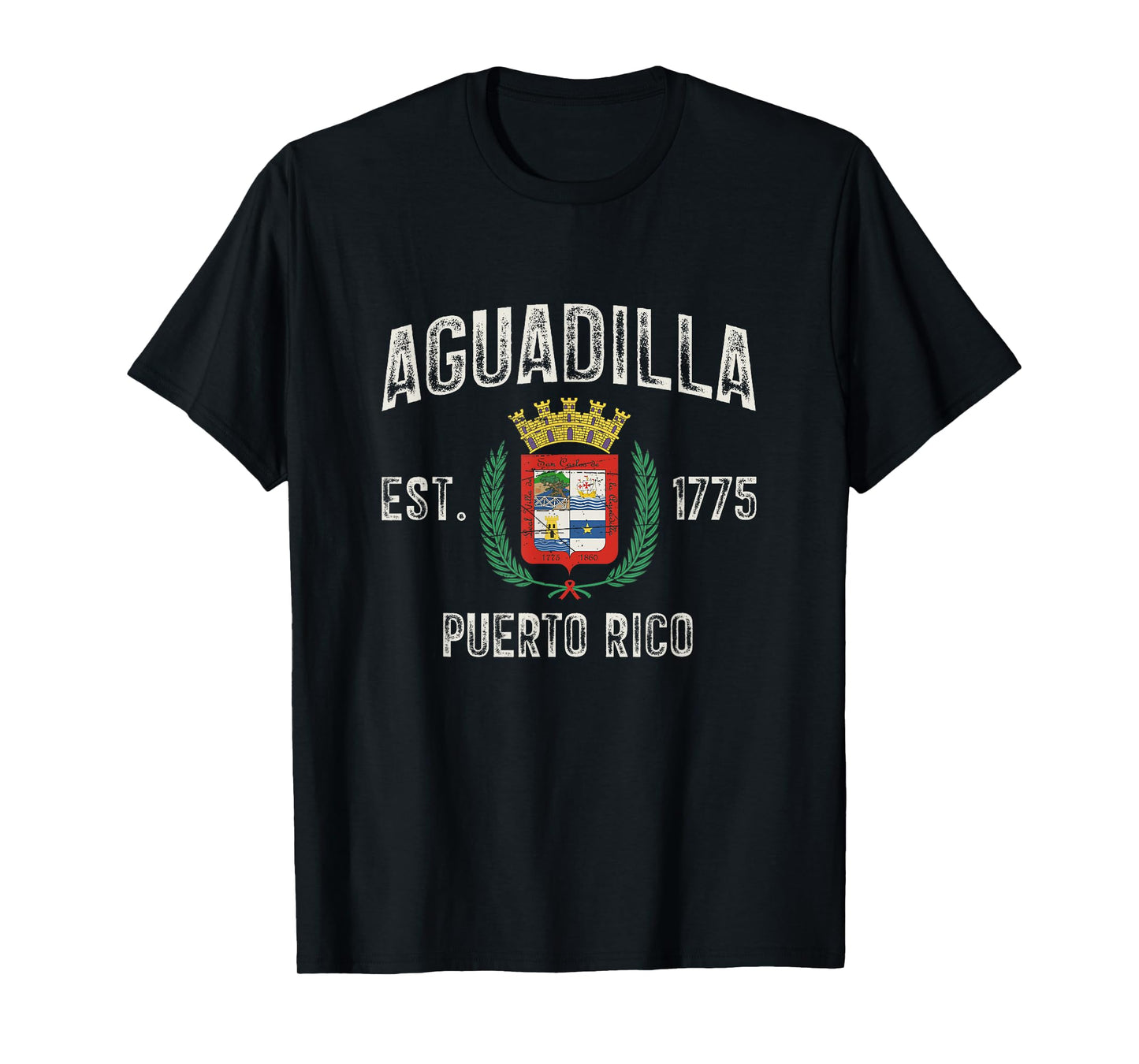 Aguadilla City In Puerto Rico Est 1775, Aguadilla Armorial T-Shirt
