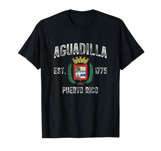 Aguadilla City In Puerto Rico Est 1775, Aguadilla Armorial T-Shirt