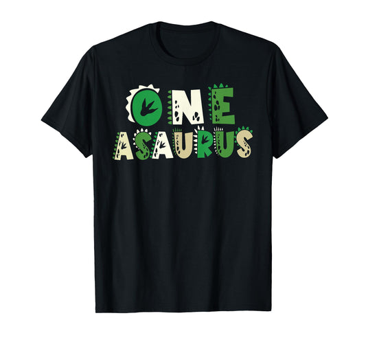 1st Birthday Dinosaur Oneasaurus Cute First Birthday Kids T-Shirt