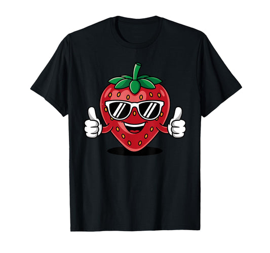 Cute Strawberrry Design for Men Women Strawberry Fruit Lover T-Shirt
