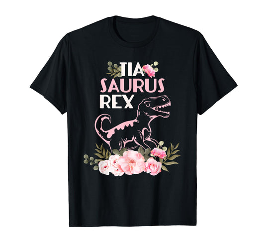 Funny Spanish Mother's Day, Auntie Gift gift | Tia Saurus Re T-Shirt
