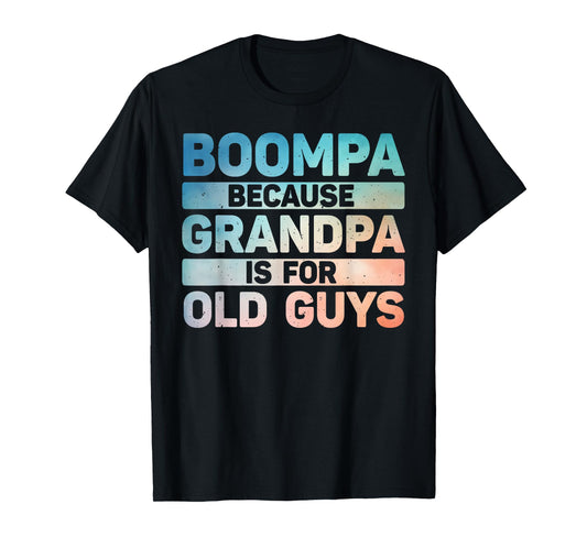 Boompa Design For Grandpa From Grandkids Father's Day Boompa T-Shirt