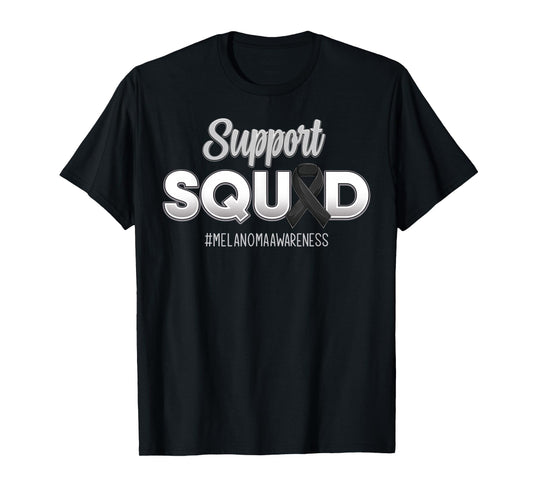 Support Squad Melanoma Awareness Hope Strong For Men Women T-Shirt
