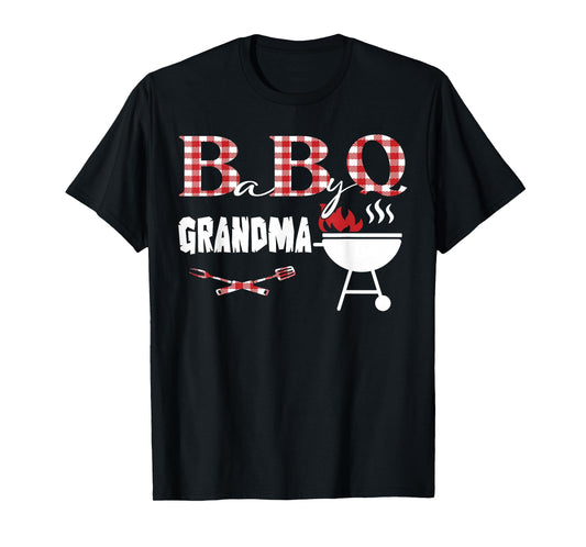 Baby BBQ Grandma Shower Birthday Party Family Matching T-Shirt