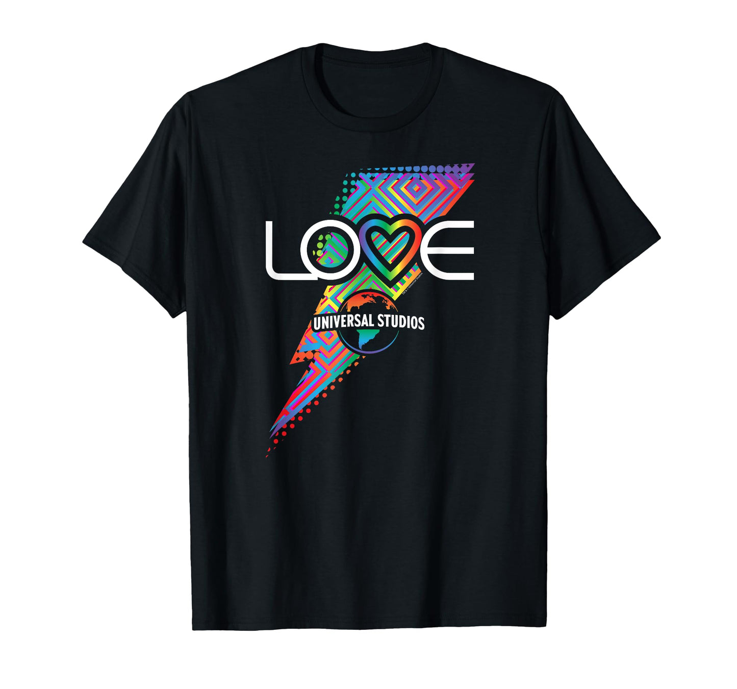 Universal Parks Love Universal Rainbow Bolt T-Shirt
