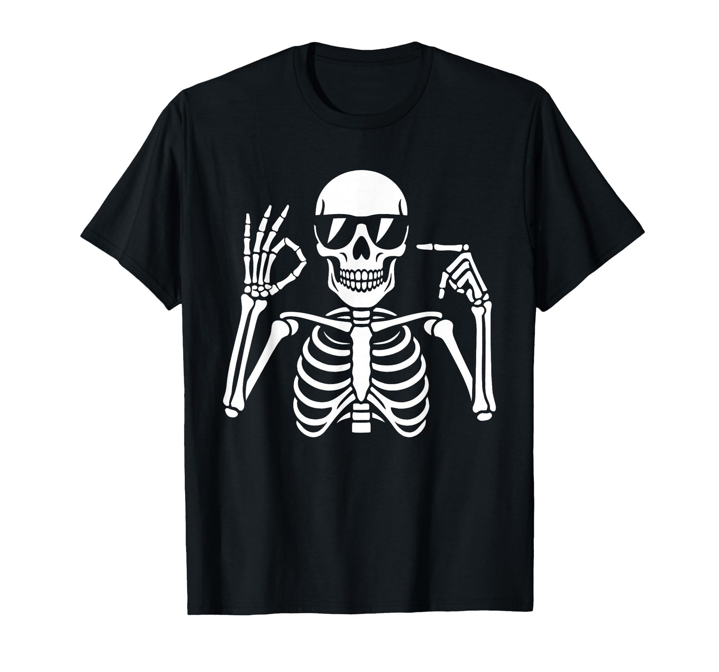 67 Skeleton Funny Six Seven Gen Alpha Halloween Meme T-Shirt
