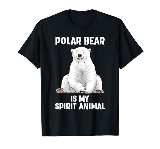 Cool Polar Bear Art For Men Women Kids Polar Bear Lover T-Shirt