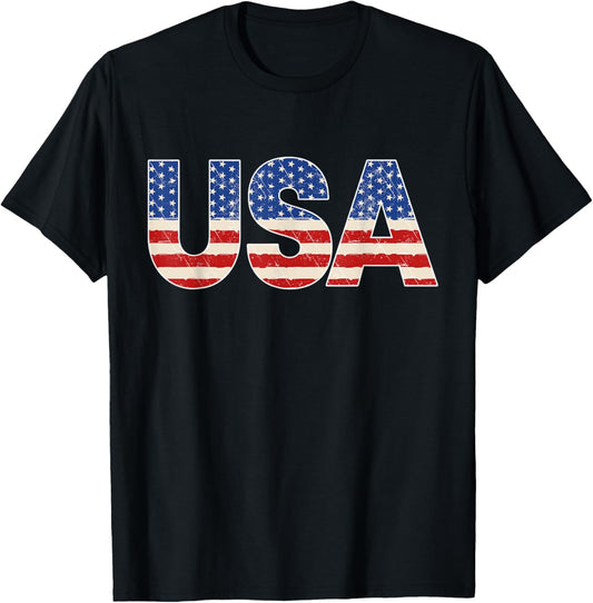 America Boys Mens Kids T-Shirt