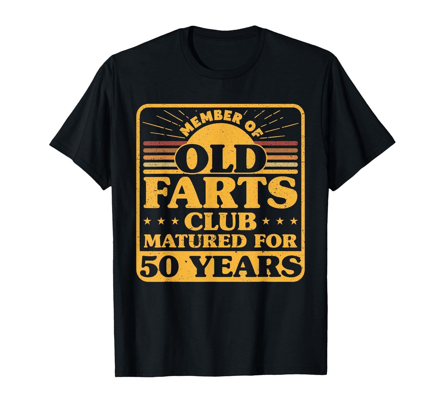 50th Birthday Men Old Farts Club Matured for 50 Years T-Shirt