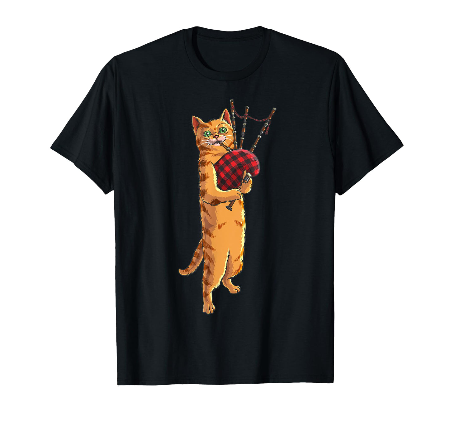 Scottish Bagpipe Art For Men Women Bagpipe Lover Bagpiper T-Shirt