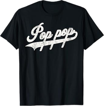Pop pop Retro Style Father’s day gift for Papa Grandpa T-Shirt
