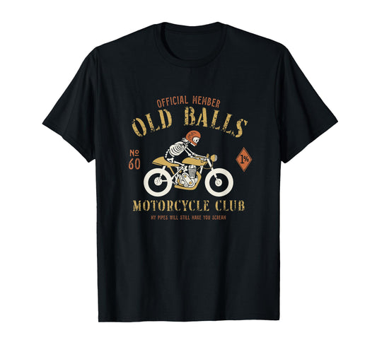Vintage Motorcycle Biker for Men's 60th Birthday T-Shirt