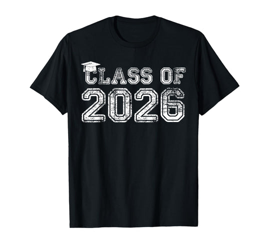 Class Of 2026 Shirt Senior 2026 Graduation T-Shirt
