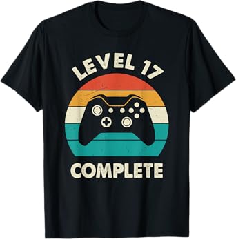 17th Wedding Anniversary For Couples Level 17 Complete T-Shirt
