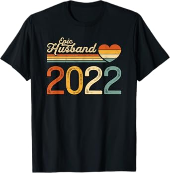 3rd wedding anniversary - Epic Husband Since 2022 3 years T-Shirt