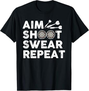 Cool Darts Art For Men Women Dart Player Throwing Sport T-Shirt