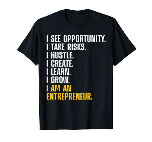 Cool Entrepreneur Art For Men Women CEO New Business Owner T-Shirt