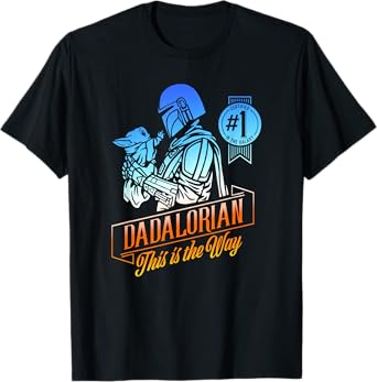 Star Wars The Mandalorian Father's Day #1 In The Galaxy T-Shirt