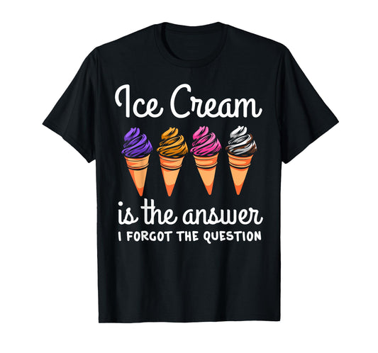 Cool Ice Cream Costume for Men Women Dessert Ice Cream Lover T-Shirt