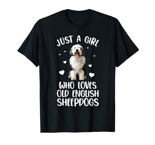 Funny Old English Sheepdog Design For Women Sheepdog Lover T-Shirt
